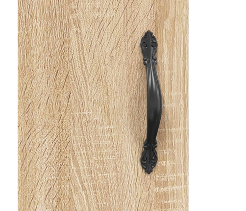 vidaXL kumode, ozolkoka krāsa, 69,5x34x90 cm, inženierijas koks