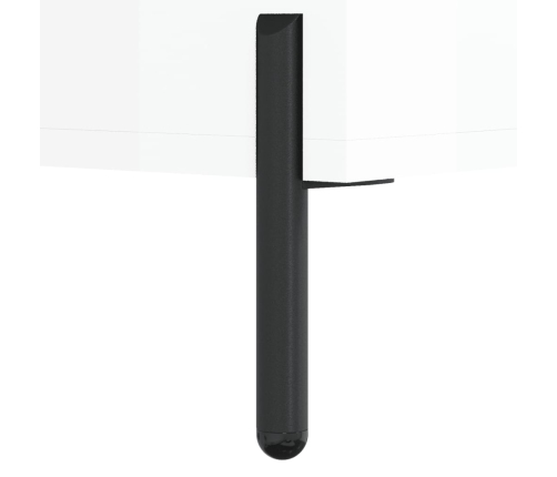 vidaXL kumode, spīdīgi balta, 69,5x34x90 cm, inženierijas koks