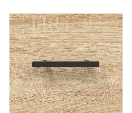 vidaXL kumode, ozolkoka krāsa, 69,5x34x90 cm, inženierijas koks