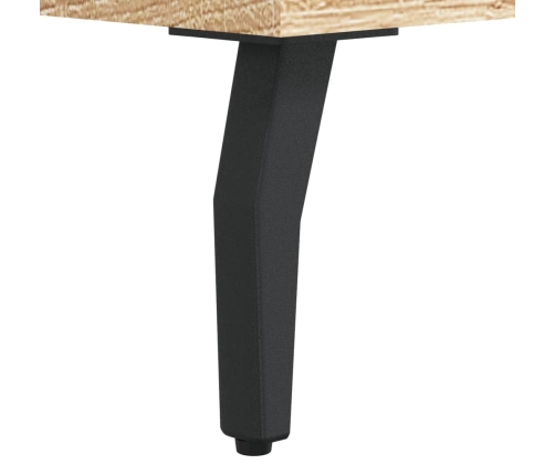 vidaXL kumode, ozolkoka krāsa, 69,5x34x90 cm, inženierijas koks