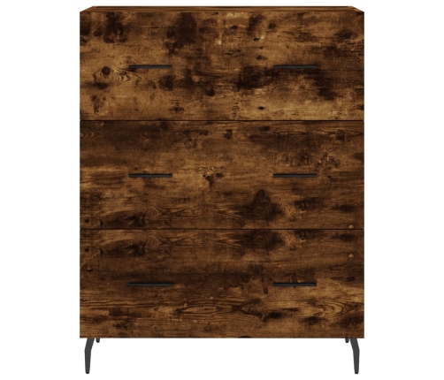 vidaXL kumode, ozolkoka krāsa, 69,5x34x90 cm, inženierijas koks