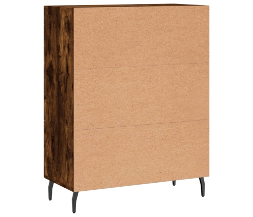 vidaXL kumode, ozolkoka krāsa, 69,5x34x90 cm, inženierijas koks