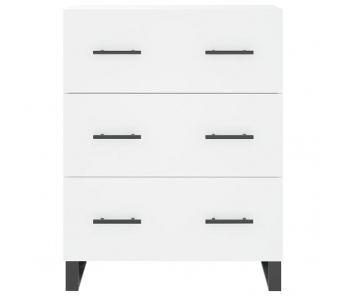 vidaXL kumode, balta, 69,5x34x90 cm, inženierijas koks