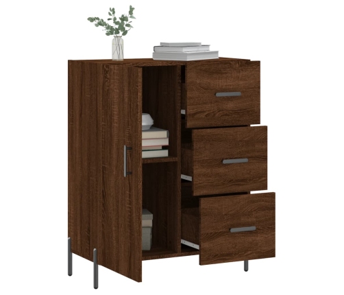 vidaXL kumode, ozolkoka krāsa, 69,5x34x90 cm, inženierijas koks