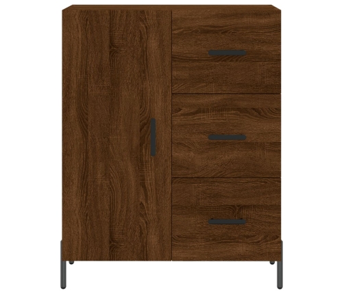 vidaXL kumode, ozolkoka krāsa, 69,5x34x90 cm, inženierijas koks