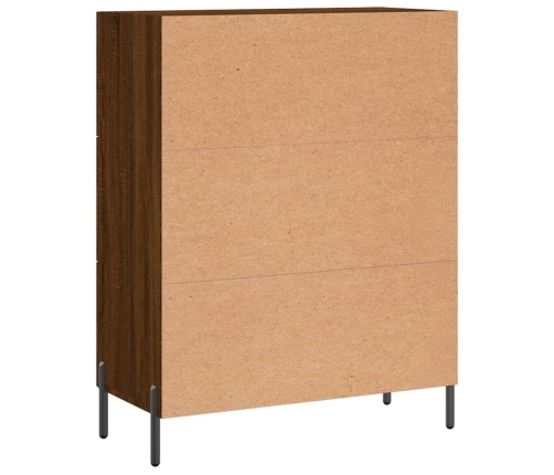 vidaXL kumode, ozolkoka krāsa, 69,5x34x90 cm, inženierijas koks