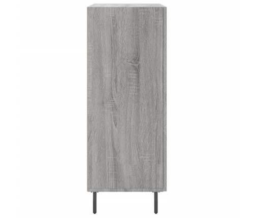 vidaXL kumode, pelēka ozolkoka, 69,5x34x90 cm, inženierijas koks