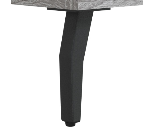 vidaXL kumode, pelēka ozolkoka, 69,5x34x90 cm, inženierijas koks