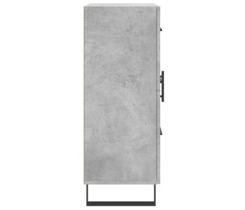 vidaXL kumode, betona pelēka, 69,5x34x90 cm, inženierijas koks