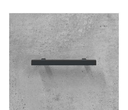 vidaXL kumode, betona pelēka, 69,5x34x90 cm, inženierijas koks