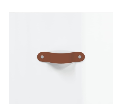 vidaXL kumode, spīdīgi balta, 69,5x34x90 cm, inženierijas koks