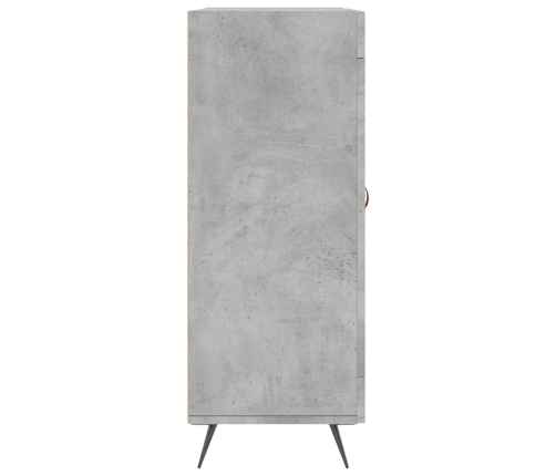 vidaXL kumode, betona pelēka, 69,5x34x90 cm, inženierijas koks