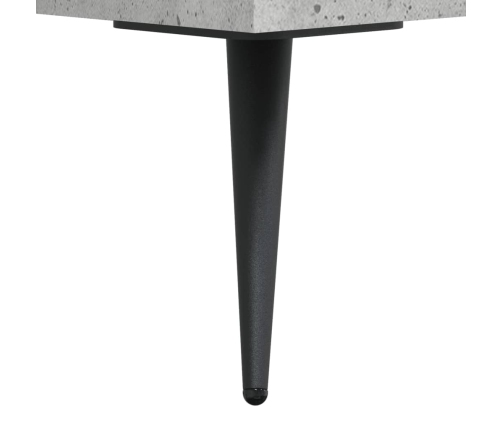 vidaXL kumode, betona pelēka, 69,5x34x90 cm, inženierijas koks