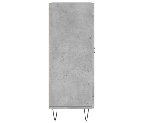 vidaXL kumode, betona pelēka, 69,5x34x90 cm, inženierijas koks