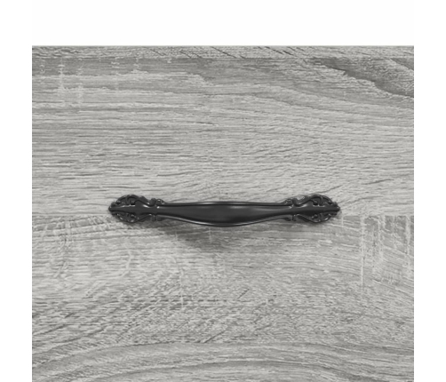 vidaXL kumode, pelēka ozolkoka, 69,5x34x90 cm, inženierijas koks