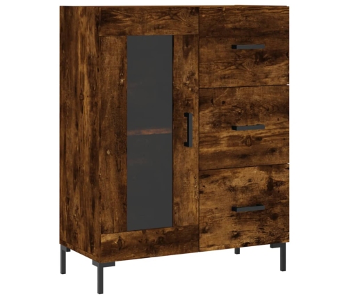 vidaXL kumode, ozolkoka krāsa, 69,5x34x90 cm, inženierijas koks