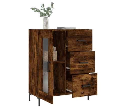 vidaXL kumode, ozolkoka krāsa, 69,5x34x90 cm, inženierijas koks