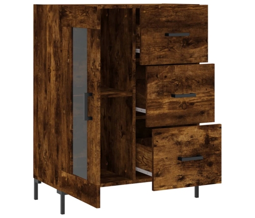 vidaXL kumode, ozolkoka krāsa, 69,5x34x90 cm, inženierijas koks