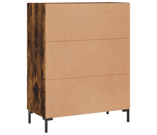 vidaXL kumode, ozolkoka krāsa, 69,5x34x90 cm, inženierijas koks