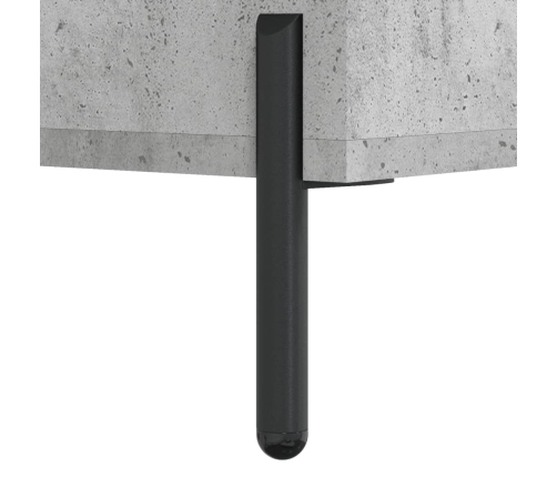 vidaXL kumode, betona pelēka, 69,5x34x90 cm, inženierijas koks