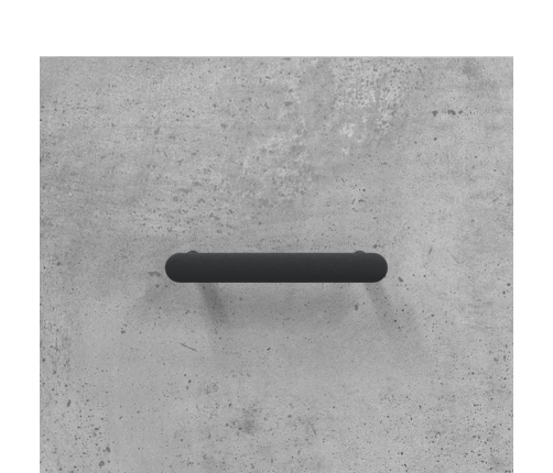 vidaXL kumode, betona pelēka, 69,5x34x90 cm, inženierijas koks