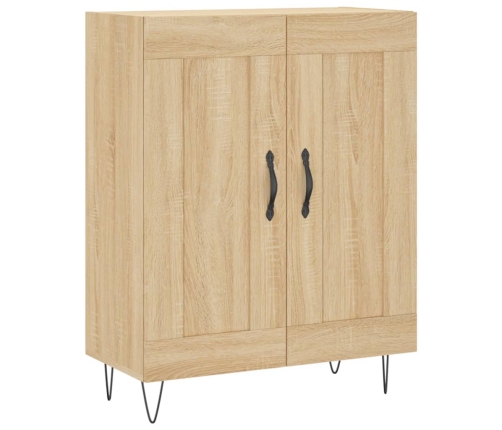 vidaXL kumode, ozolkoka krāsa, 69,5x34x90 cm, inženierijas koks