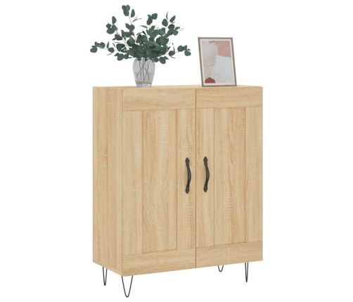 vidaXL kumode, ozolkoka krāsa, 69,5x34x90 cm, inženierijas koks