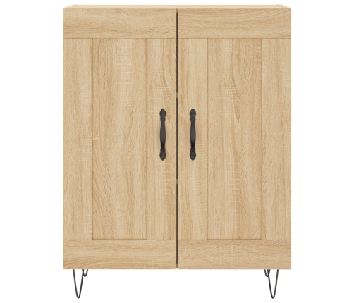 vidaXL kumode, ozolkoka krāsa, 69,5x34x90 cm, inženierijas koks