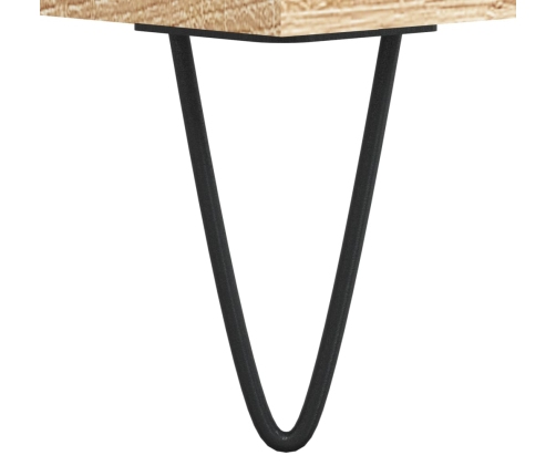 vidaXL kumode, ozolkoka krāsa, 69,5x34x90 cm, inženierijas koks