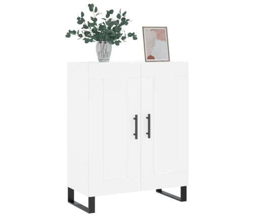 vidaXL kumode, balta, 69,5x34x90 cm, inženierijas koks