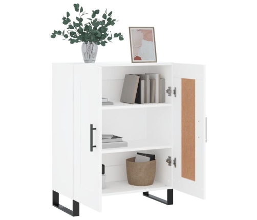 vidaXL kumode, balta, 69,5x34x90 cm, inženierijas koks