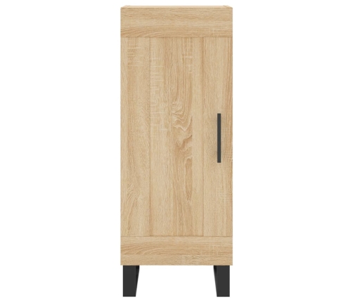 vidaXL kumode, ozolkoka krāsa, 34,5x34x90 cm, inženierijas koks