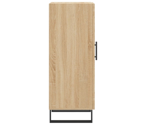 vidaXL kumode, ozolkoka krāsa, 34,5x34x90 cm, inženierijas koks