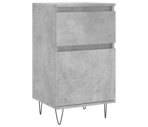 vidaXL plaukts, betona pelēks, 40x35x70 cm, inženierijas koks