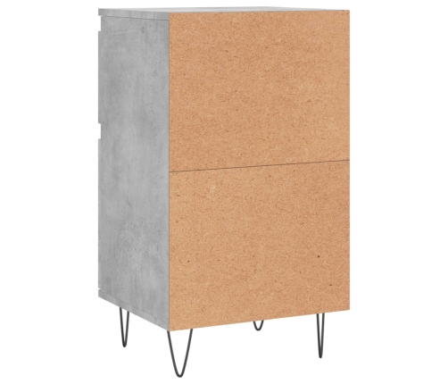 vidaXL plaukts, betona pelēks, 40x35x70 cm, inženierijas koks