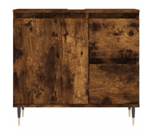 vidaXL vannasistabas skapītis, ozola, 65x33x60 cm, inženierijas koks