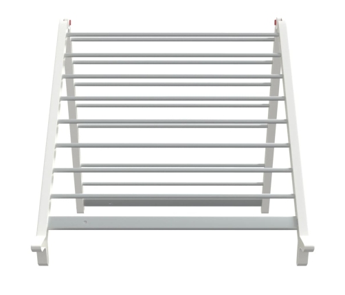 vidaXL žāvēšanas statīvs vannai, izvelkams, 53-90 cm, alumīnijs