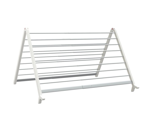 vidaXL žāvēšanas statīvs vannai, izvelkams, 53-90 cm, alumīnijs