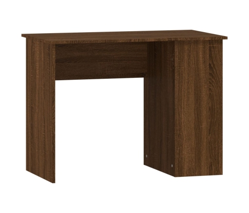 vidaXL rakstāmgalds, 100x55x75 cm, inženierijas koks, ozolkoka brūna