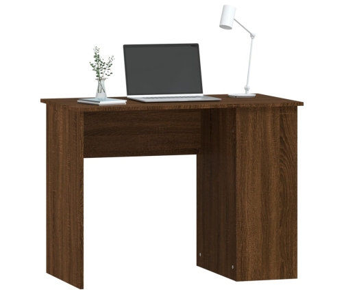 vidaXL rakstāmgalds, 100x55x75 cm, inženierijas koks, ozolkoka brūna