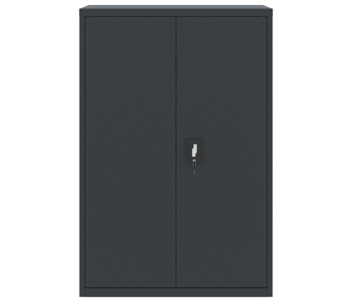 vidaXL dokumentu skapis, pelēks, 90x40x140 cm, tērauds