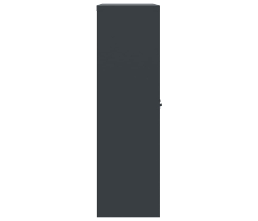 vidaXL dokumentu skapis, pelēks, 90x40x140 cm, tērauds