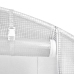 vidaXL siltumnīca ar tērauda rāmi, balta, 42 m², 14x3x2 m