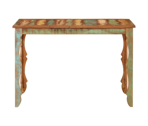 vidaXL virtuves galds, 110x52x76 cm, pārstrādāts masīvkoks