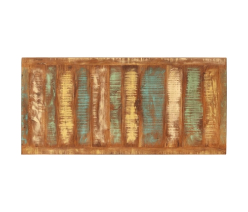 vidaXL virtuves galds, 110x52x76 cm, pārstrādāts masīvkoks