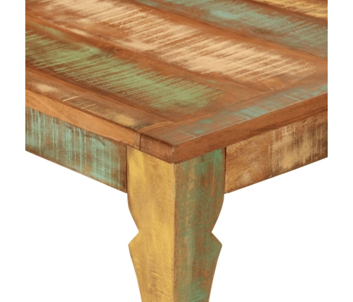 vidaXL virtuves galds, 110x52x76 cm, pārstrādāts masīvkoks