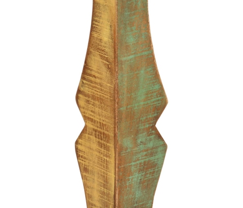 vidaXL virtuves galds, 110x52x76 cm, pārstrādāts masīvkoks