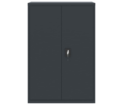 vidaXL dokumentu skapis, antracītpelēks, 90x40x180 cm, tērauds