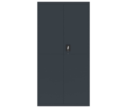 vidaXL dokumentu skapis, pelēks, 90x40x220 cm, tērauds