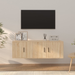 2-Daļīgi Tv Skapīši, Inženierijas Koks, Sonomas Ozolkoka Vidaxl